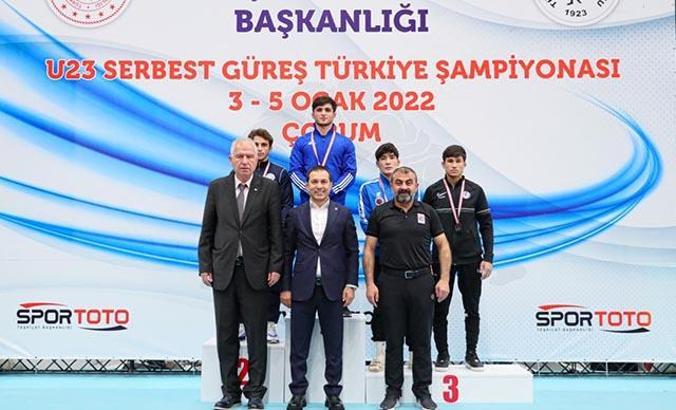 Türkiye U23 Serbest Güreş Şampiyonası sona erdi