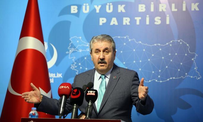 Destici: Büyük Birlik Partisi’nin yeri Cumhur İttifakı’dır