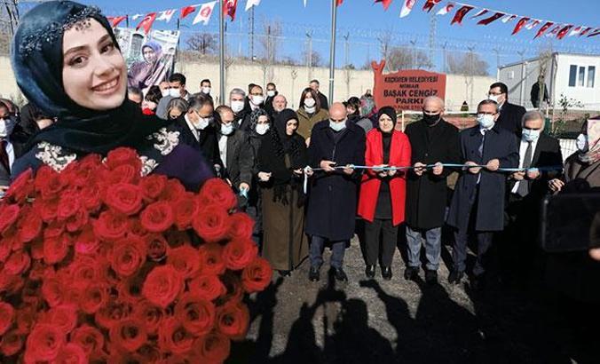 Başak Cengiz'in adı Keçiören'de parka verildi