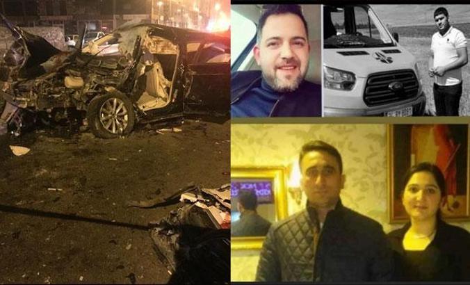 Kars'taki kazada ölen çift ile 2 kuzen toprağa verildi