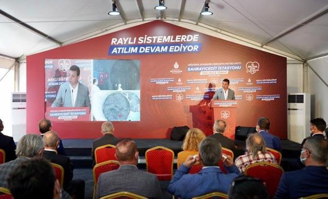 Ümraniye-Ataşehir-Göztepe metro hattı projesinin yüzde 40'ı tamamlandı