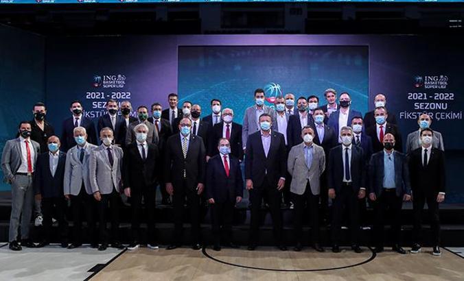 ING Basketbol Süper Ligi'nde yeni sezon fikstürü çekildi
