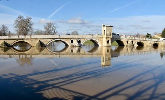 Meriç ve Tunca nehirlerinde su seviyesi 4 kat arttı