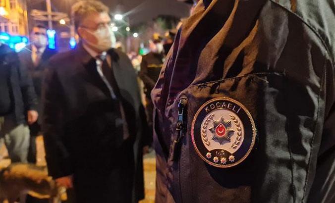 Kocaeli'de polis telsizinden terör örgütü propagandası yapıldı