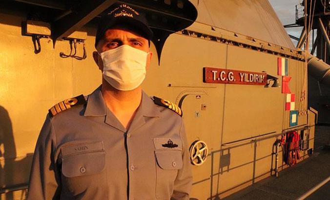 TCG Yıldırım Fırkateyni'nde yeni yıl nöbeti