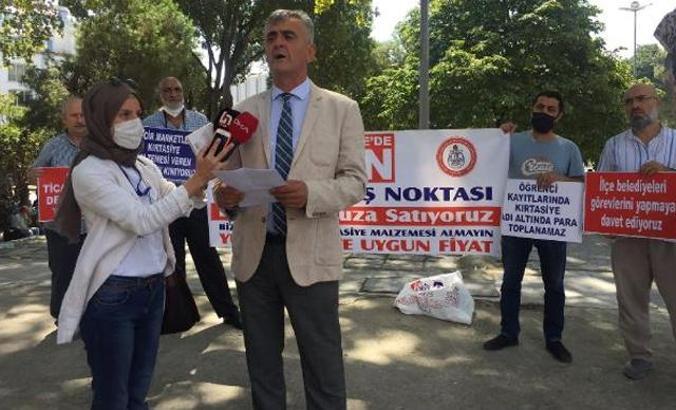 Beyazıt Meydanı'nda kırtasiyecilerden açıklama