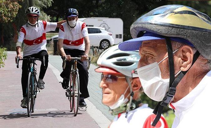 Eski milli bisikletçi kardeşler, günde 50 kilometre pedal çeviriyor