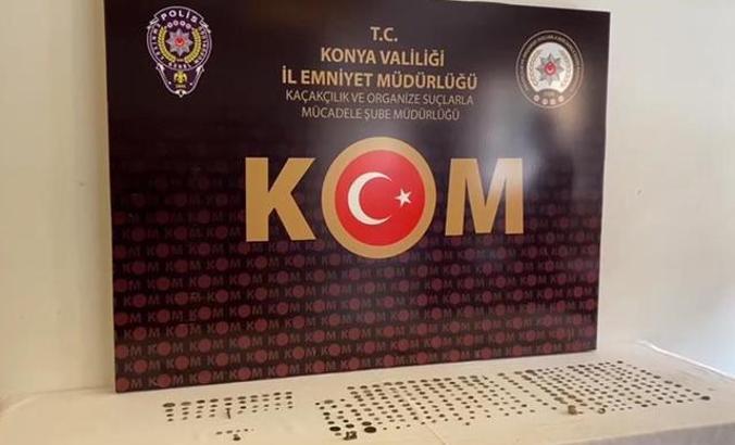 Konya'daki tarihi eser kaçakçılığına 3 gözaltı