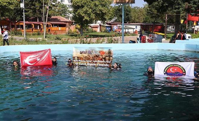 Sakarya Zaferi'nin 100'üncü yılında anı dalışı