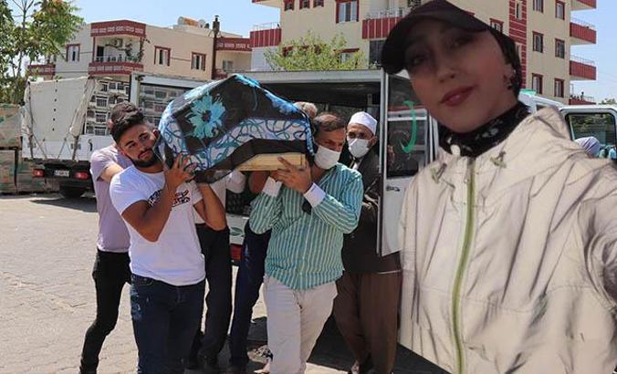 Poz verirken çatıdan düşen Kübra, toprağa verildi