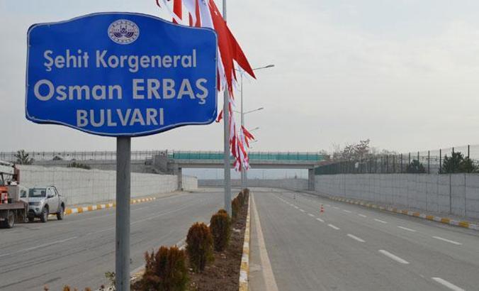 Şehit Korgeneral Erbaş'ın adı Elazığ'daki bulvara verildi