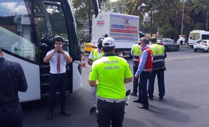 15 Temmuz Demokrasi Otogarı'nda PCR testi denetimi