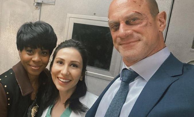 Turkish actress Esin Varan is in Law & Order