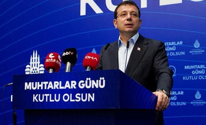 İBB Başkanı İmamoğlu muhtarlarla bir araya geldi