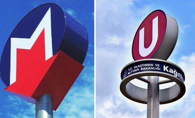 İstanbul'da metro simgesi tartışması