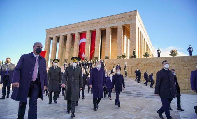 Anıtkabir'de 10 Kasım töreni