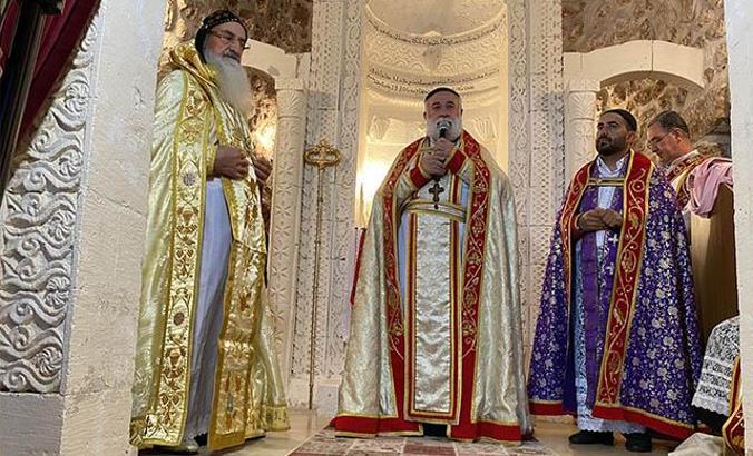 Midyat'ta Süryani cemaatinden 30 yıl sonra papaz töreni