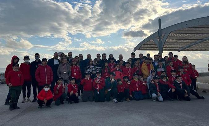 Karşıyaka'dan yelkende yeni yıl şenliği