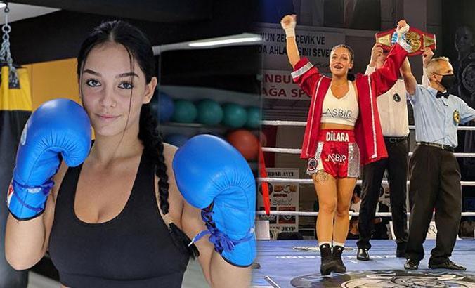 Kilo vermek için başladığı boksta ilk altın kemerini nakavtla kazandı