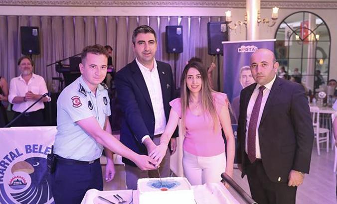 Kartal Zabıtası, pandemi yorgunluğunu kuruluş yıl dönümü kutlamasında attı