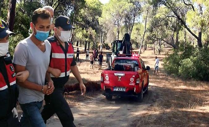 Manavgat'ta ormanı yakarken yakalanan şüpheli: Amacım dikkat çekmekti