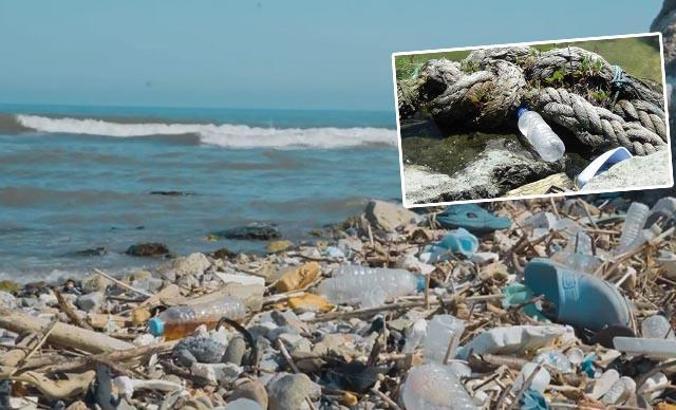 Karadeniz'de kirlilik; 500 metrekarede 2 bin 500 atık çıktı