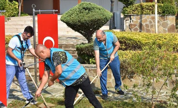 Gazi derneklerinin bakımını hükümlüler yaptı