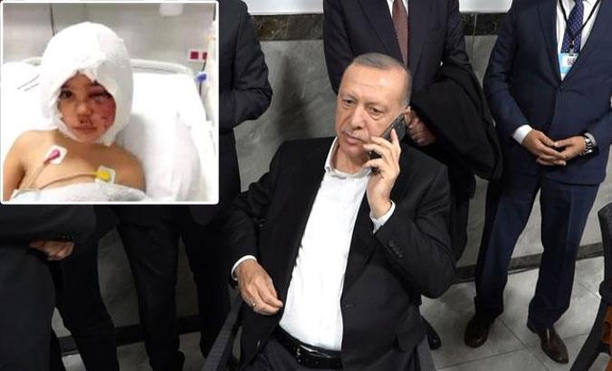 Cumhurbaşkanı Erdoğan, pitbull saldırısında yaralanan Asiye'nin babası ile görüştü