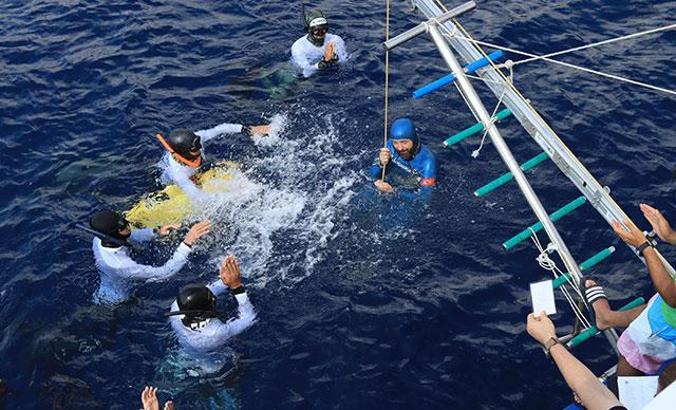 Serbest dalışta bir dünya, bir Türkiye rekoru