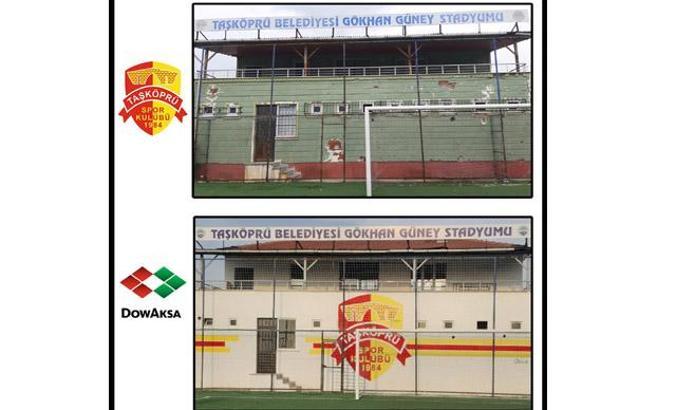 Taşköprü Spor tesislerine DowAksa desteği