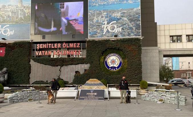 İstanbul'da 2021'de 6 ton 727 kilogram uyuşturucu ele geçirildi