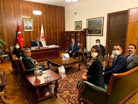 Vergi Müfettişleri Derneği'nden TBMM'ye ziyaret