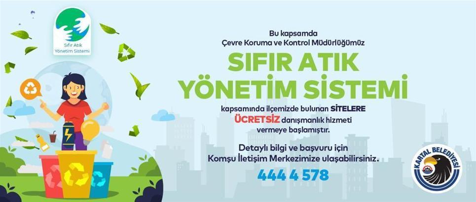 Kartal Belediyesi'nden sitelere ücretsiz 'Sıfır Atık Yönetimi' danışmanlık hizmeti
