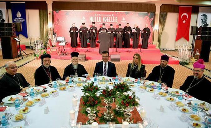 Türkiye'de yaşayan Hristiyan toplumunun dini liderleri İBB'nin davetinde bir araya geldi