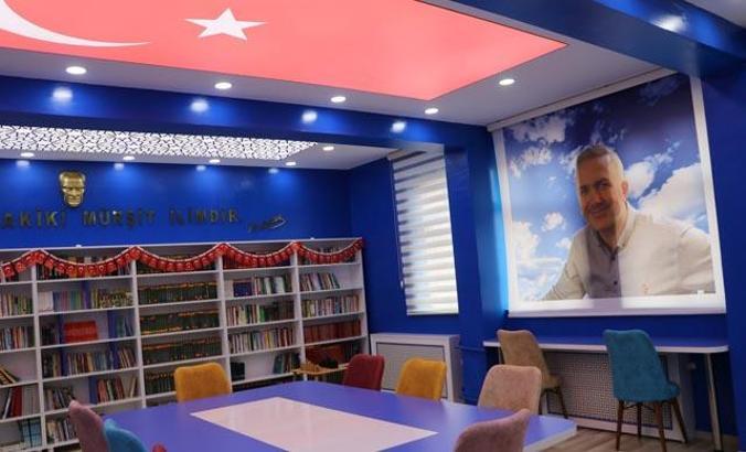 Şehit Emniyet Müdürü adına kütüphane kurdular