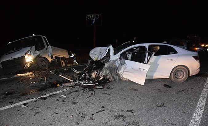 Konya'da zincirleme kaza: 4 yaralı