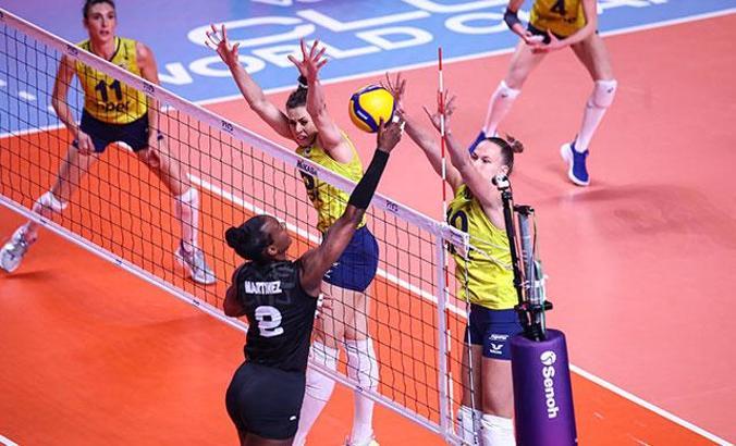 Fenerbahçe Opet, Dentil Praia'yı 3-1 mağlup etti