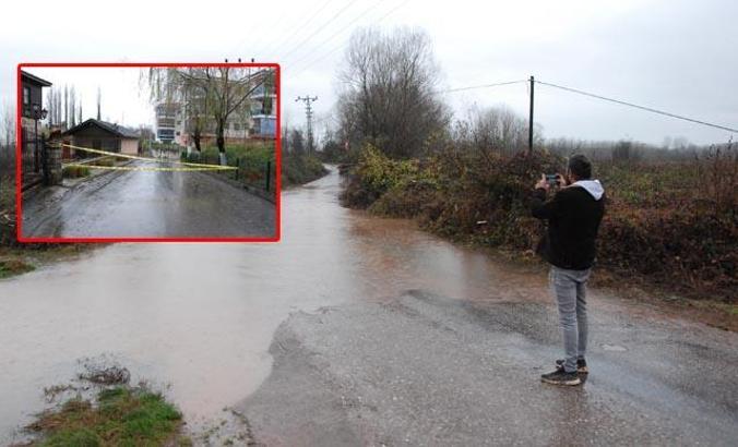 Bartın Irmağı taşma noktasına geldi; köylere ulaşım sağlanan köprü kapatıldı