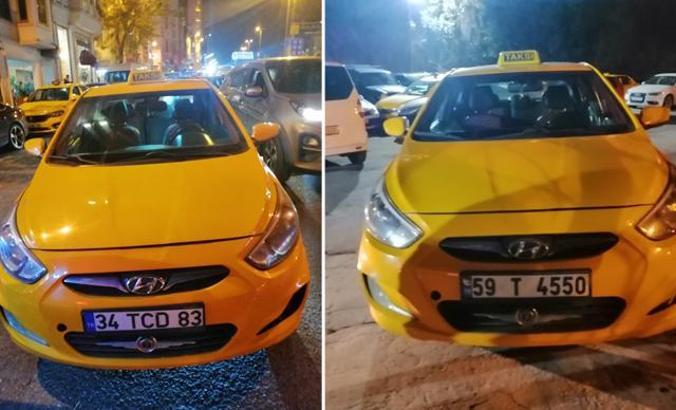 Beyoğlu'nda ikiz plakalı taksiye 20 bin lira ceza - Gündem Haberleri