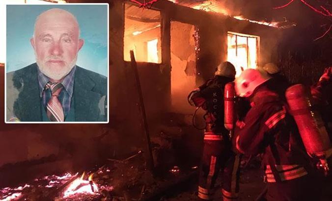 Yangın çıkan evinde can verdi, engelli kızı dumandan etkilendi