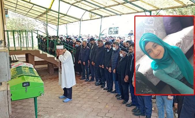 Babasının intihara kalkışırken ölümüne neden olduğu Hazal, toprağa verildi
