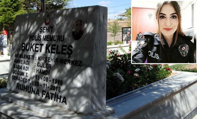 Kazada yaşamını yitiren polis memuru Buket’e şehitlik unvanı verildi