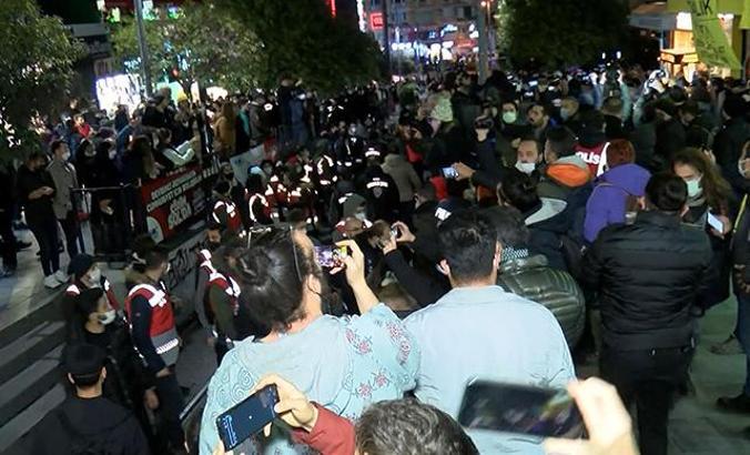 İstanbul'da gösterilerde 70 gözaltı