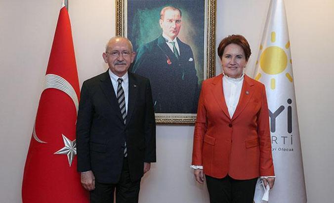 Kılıçdaroğlu'ndan Akşener'e ziyaret