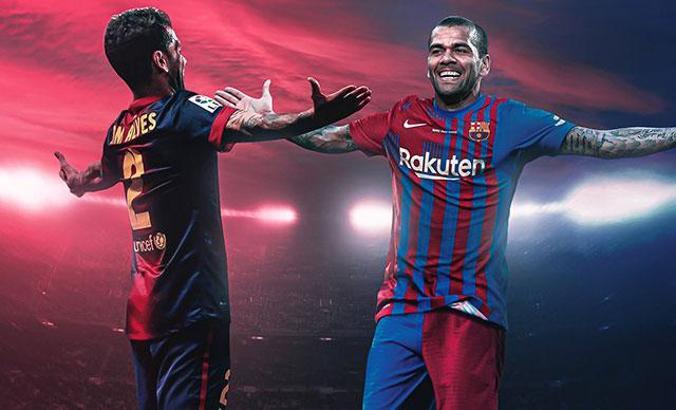Dani Alves, yeniden Barcelona’da
