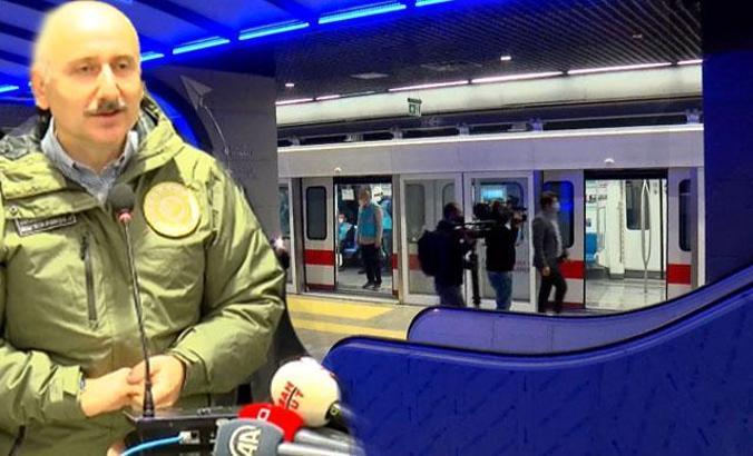 İstanbul Havalimanı-Gayrettepe Metro Hattı'nda ilk test sürüşünü Bakan Karaismailoğlu yaptı