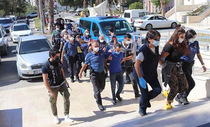 Mersin'de uyuşturucu operasyonu: 10 gözaltı