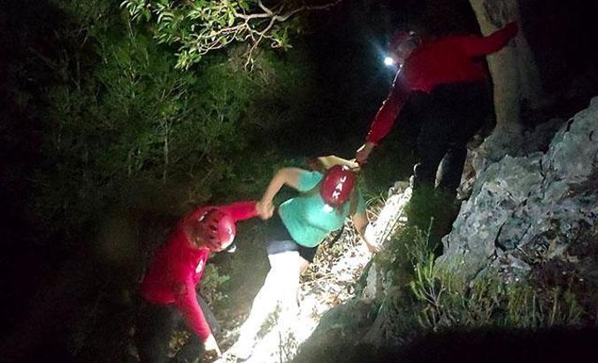 Doğa yürüyüşünde kaybolan Rus çift bulunarak kurtarıldı