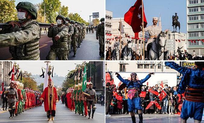 Ankara'da '29 Ekim' yürüyüşü