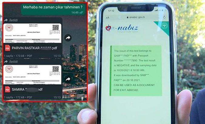 WhatsApp ile PCR testi; e-Nabız'a bile düştü